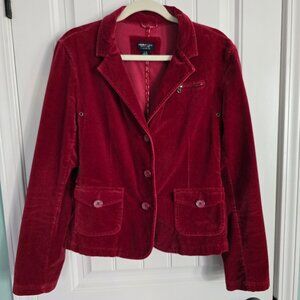 American Eagle Red Velvet Women's Jacket